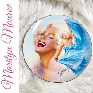 MARILYN MONROE Bradford Exchange VTG Collectible Plate “A Twinkle in Her Eye"